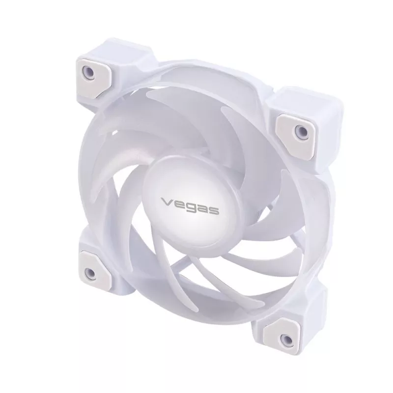AKASA VEGAS A12 120 mm ARGB korpuseventilaator - valge