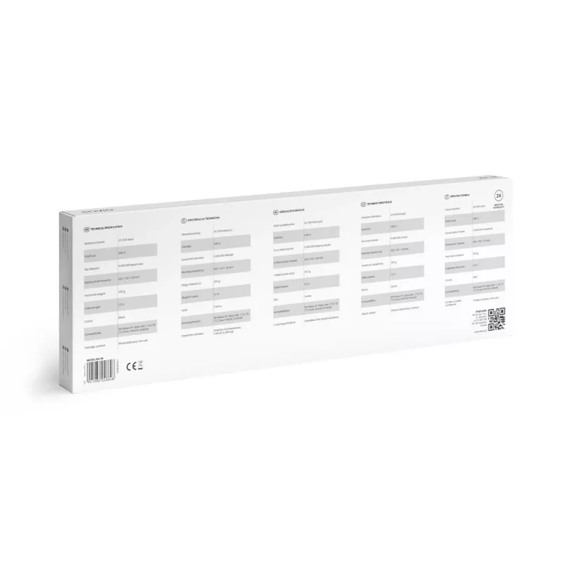 Savio KB-01 klaviatuur Kodu/Kontor USB QWERTY USA inglise must