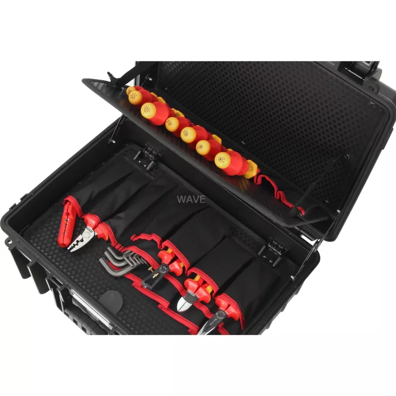 Tööriistakast Knipex Robust23 Start must polüpropüleen PP 437x172x307mm