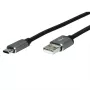 USB-kaabel ROLINE 11029029 USB 2.0 3m USB A USB C Must Hõbedane
