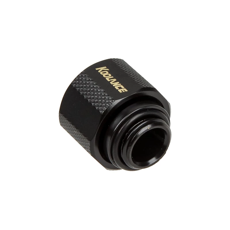 Koolance ühendus sirge G1/4 tolli AG kuni 13/10 mm - must