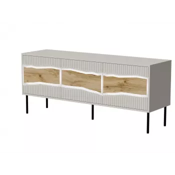 Cama INSERTO 3D TV-kapp 143.5x40x61.5 kašmiir + LED