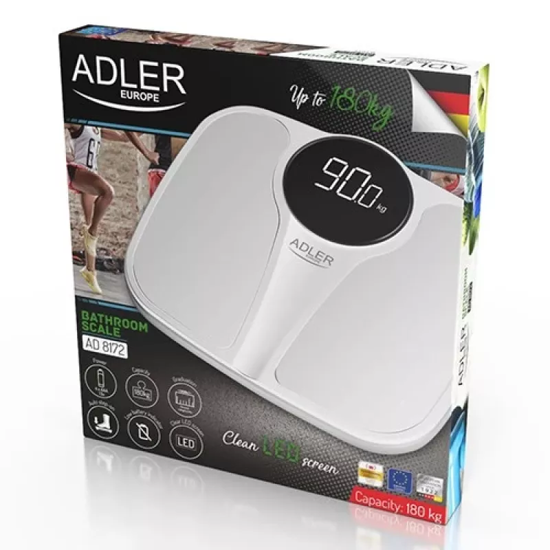 Elektrooniline vannitoakaal Adler AD 8172w LED