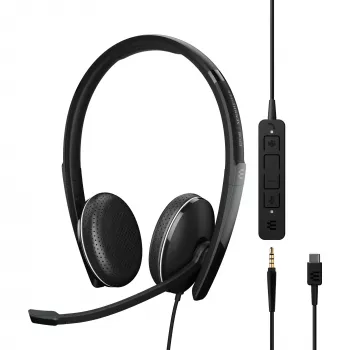 EPOS ADAPT 165T USB-C II Peakomplekt Must