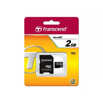 Flash Card Transcend 2GB MicroSD TS2GUSD