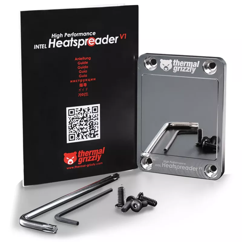 Thermal Grizzly heatspreader Intel High Performance Heatspreader V1 – metallist soojusliides protsessori jahutuseks