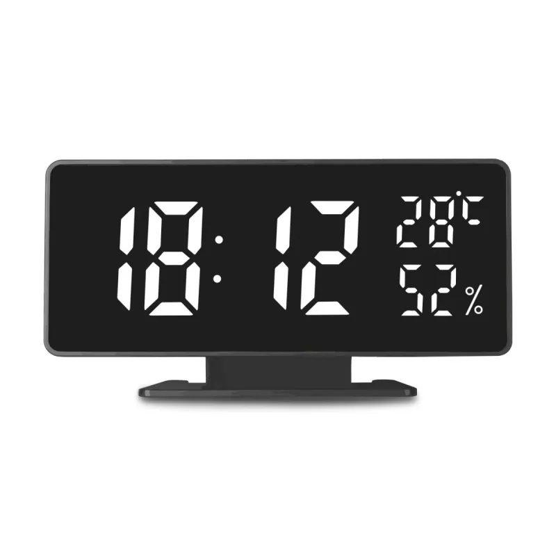 Digitaalne LED äratuskell GreenBlue GB395 koos temperatuuri näiduga