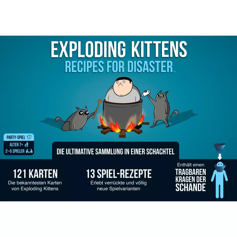 Exploding Kittens - Recipes for Disaster, kaardimäng