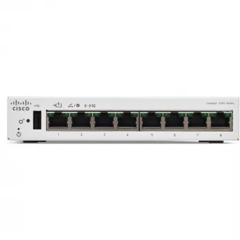 CISCO Catalyst 1200 8-port GE Desktop Ext PS PoE sisend