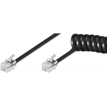 Telefonikaabel Microconnect MPK10200 RJ-10 RJ-10 2 m Must