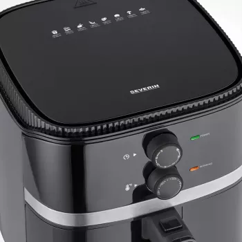 Kuumaõhufritüür Severin FR 2452 4,3 L 1500 W Must Hõbedane