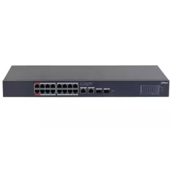 Dahua Technology CS4220-16GT-135 võrgulüliti Hallatav L2 Gigabit Ethernet (10/100/1000) Power over Ethernet (PoE) Must