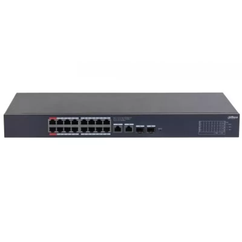 Dahua Technology CS4220-16GT-135 võrgulüliti Hallatav L2 Gigabit Ethernet (10/100/1000) Power over Ethernet (PoE) Must