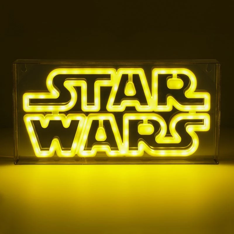 LED-neoonvalgusti Paladone Star Wars disain PP13123SW — dekoratiivne LED-silt seinale või riiulile