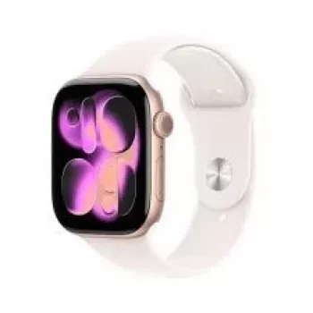 Nutikell Apple Watch S11 Cellular 46mm spordirihmaga, hele põsepuna