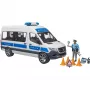 Mercedes-Benz politsei Sprinteri komplekt koos figuuri ja heli-/valgusmooduliga
