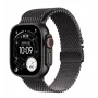 Nutikell Apple Watch Ultra 3 GPS + Cellular 49mm Must Titaanist Korpus Musta Titaanist Milano Silmusega Keskmine
