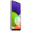 React + Trusted Glass läbipaistev kaitseümbris + ekraanikaitse Samsung Galaxy A22 jaoks