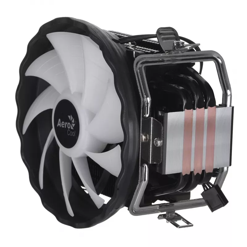 Protsessorijahuti AEROCOOL PGS Rave 4 FRGB 120 mm ventilaator, 4 soojustoru, ARGB, 120×25 mm, 1800 p/min, 12 V, 0,5 A