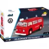 Ehitusmänguasi Cobi Volkswagen T2b tuletõrjeauto 1:35 mõõtkavas, punane