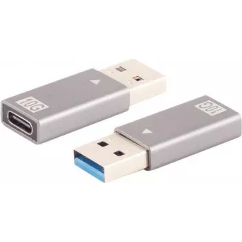 USB-A - USB-C adapter ShiverPeaks 14-05033 – USB 3.1, 10 Gbps