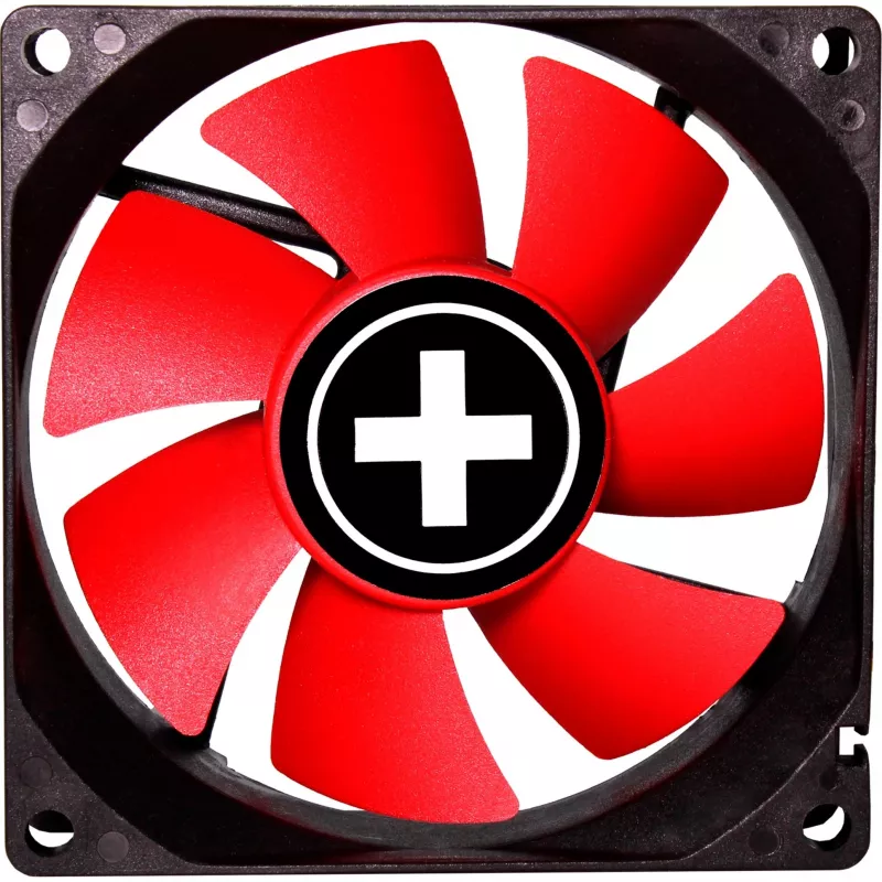XILENCE XF040 80 mm PWM korpuse ventilaator – punane
