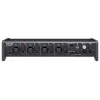 Heliliides Tascam US-4X4HR – 4x XLR combo, 4 analoogväljundit, 56 dB mikrofoni eelvõimendus, 192 kHz, USB 2.0, lauaarvuti, must