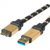 ROLINE Gold USB 3.0 kaabel, USB A pistik - USB 3.0 Micro B pistik 2,0 m (11.02.8879)