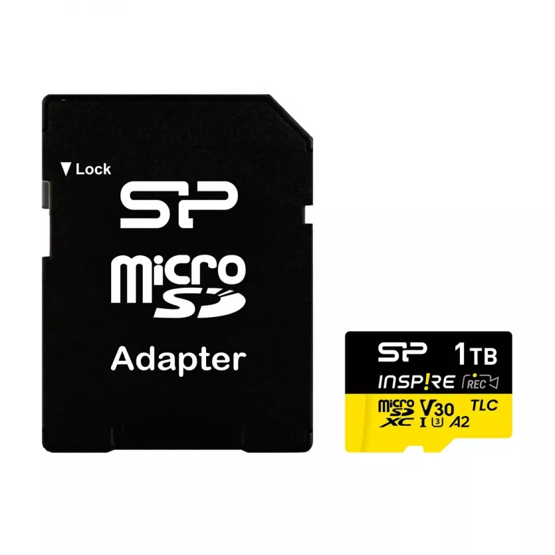 Mälukaart Silicon Power Inspire 512 GB MicroSDXC V30 UHS-I U3 A2 4K + adapter (SP512GBSTXLA2V1NSP)