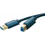 ClickTronic 3m USB3.0 A - B m/m 3m USB A USB B sinine USB-kaabel (70093)