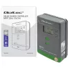 Qoltec, päikese MPPT laadimiskontroller temperatuurianduriga 20A 12V/24V LCD-ekraan 2 x USB