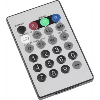 Infrapunakaugjuhtimispult EUROLITE IR-8 (mudel 50530562) — IR-käsimoodul ühilduvatele valgustus- ja audioseadmetele