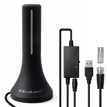 Televisiooniantenn QOLTEC TV DVB-T/T2 Qoltec (sisetingimustes/välistingimustes) mudel 57065