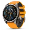 Garmin Fenix 8 3.56 cm (1.4) AMOLED 51 mm Digitaalne 454 x 454 pikslit Puuteekraan Titaan Wi-Fi GPS (satelliit)