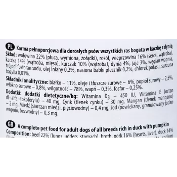 Dolina Noteci Premium rikkalik pardi ja kõrvitsaga 400 g