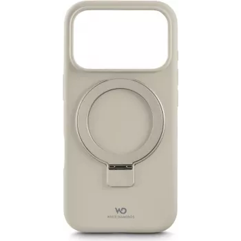 Valge diamonds Protective Urban Stand ümbris Apple iPhone 17 Pro jaoks — Liivaviimistlus