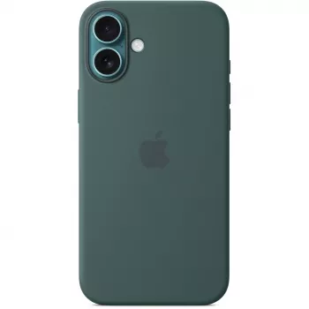Apple iPhone 16 Plus silikoonkate MagSafe'iga - järve roheline