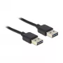 USB-kaabel DeLOCK 1 m USB 2.0 A Must