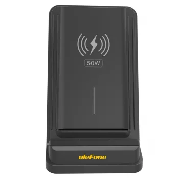 UleFone siselaadur nutitelefonidele WCS01 – 50 W USB USB-C, juhtmevaba kiirlaadimine, must