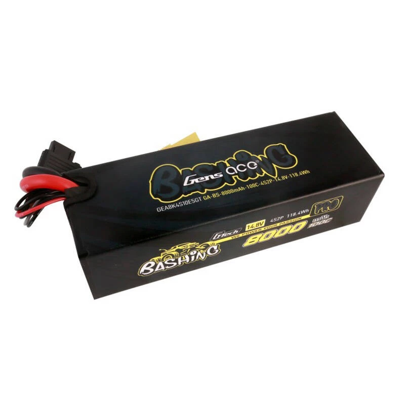 Gens ace 8000mAh 14.8V 100C 4S2P Lipo akupakk