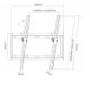 TV-kinnitus SUNNE 32-55-ET 139,7 cm (55 tolli) Must
