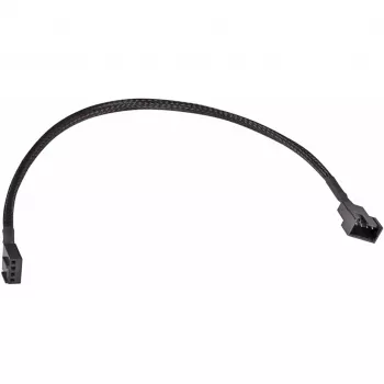 Pikenduskaabel Alphacool 18674 Plast Must 300 mm