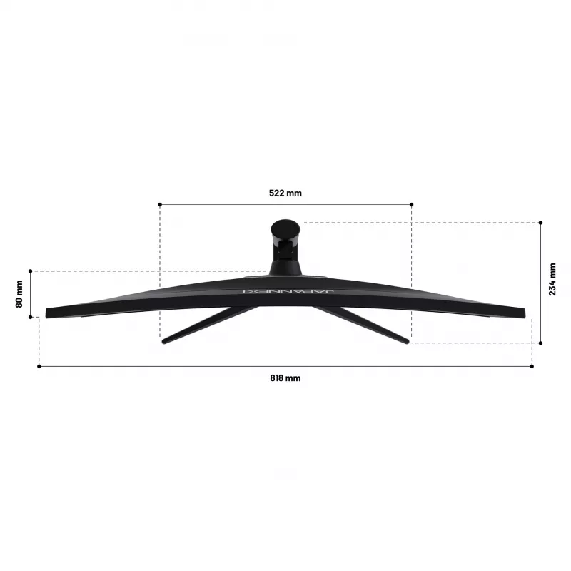 JAPANNEXT 86,4cm JN-IPS340UWQHD60C-C65W-HS kumer UWQHD