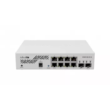 Võrgukommutaator MikroTik CSS610-8G-2S+IN — 8x Gigabit RJ-45, 2x SFP+ 10G, PoE, 12–57V sisend