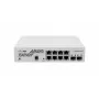 Võrgukommutaator MikroTik CSS610-8G-2S+IN — 8x Gigabit RJ-45, 2x SFP+ 10G, PoE, 12–57V sisend