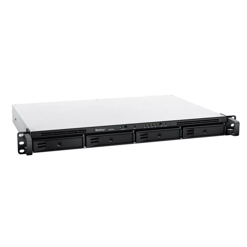 Synology RackStation RS422+ NAS/salvestusserver Rack (1U) Ryzen Embedded R1600 2 GB DDR4 DSM Must