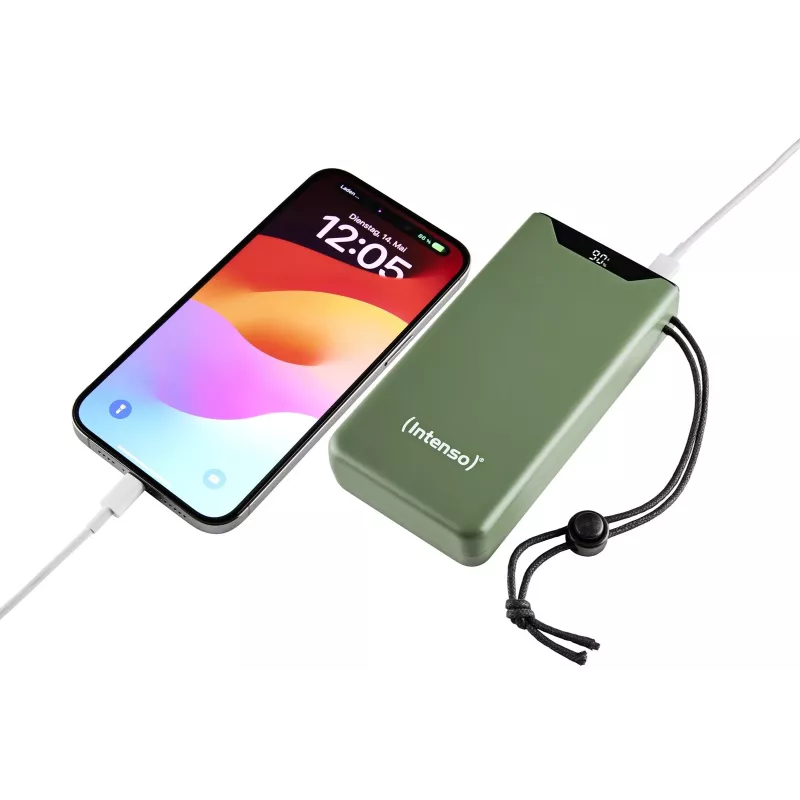 Intenso 7332057 akupank liitiumpolümeer (LiPo) 20000 mAh roheline