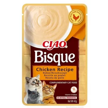 Märg kassitoit Inaba Foods CIAO paks kanasupp 40 g kotike