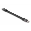 DeLOCK USB-kaabel 40 Gbps USB-C kuni USB-C 15 cm PD 3.0 100 W