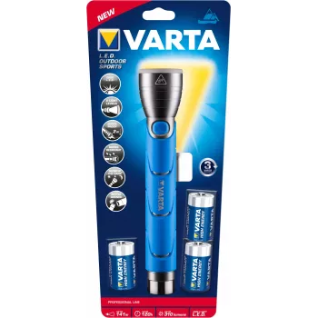 Käsi-taskulamp Varta 18629101421 must sinine